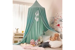Dix-Rainbow Large Children Bed Canopy Round Dome Girls Mosquito Net Kids Princess Play Tents Nursery Room Decoration for Baby
