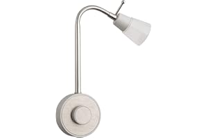 Lámpara LED de enchufe regulable, lámpara LED para enchufe de 2 W, luz para enchufe flexible de color blanco cálido, Sebson