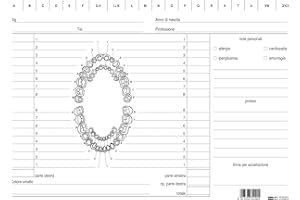 EDIPRO - E3529 - 100 schede per dentisti, 17x24