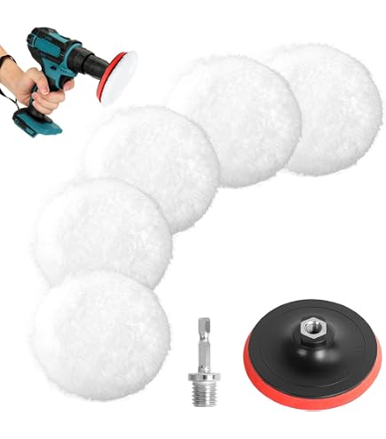 5 Tampons De Polissage En Feutre Triangulaires - Base Acier Allié - Pour Outil Oscillant - Polissage Fin Surfaces