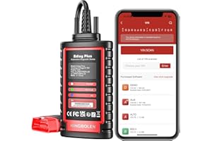 ‎KINGBOLEN KINGBOLEN Ediag Plus OBD2 Diagnosegerät, Bi-Direktionale OBD2 Bluetooth Diagnosegerät für iOS & Android, Fehlercode Auslesegerät Mit ECU-Codierung, CAN-FD, Auto VIN, 15+ Reset Funktionen.