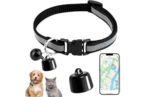 FAYALIT Cat Tracker, Dog Tracker with No Monthly Fees, GPS Pet Tracker for Cats Dogs, Compatible with iOS/Android, Mini GPS Tracker Device for Kitten Puppy Luggage