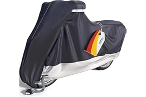 ‎VELMIA VELMIA Motorrad Abdeckplane - Extrem Hitzebeständig Bis 300° - Winterfest für In- & Outdoor, Vespa, Moped - Motorradgarage
