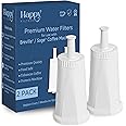 2 x Water Filters for UK Sage Coffee Machines | Happy Filters | Barista, Oracle, Dual Boiler, Bambino, Duo-Temp, Touch, Impress, Jet | Compatible with Select SES/BES Models