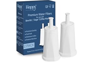2 x Water Filters for UK Sage Coffee Machines | Happy Filters | Barista, Oracle, Dual Boiler, Bambino, Duo-Temp, Touch, Impress, Jet | Compatible with Select SES/BES Models