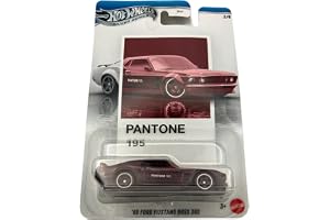 Hot Wheels – '69 Ford Mustang BOSS 302 – JKY48 – Silverserie 2/6 – Pantone 195 – Premium kort – vinröd – officiell licensmode