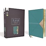 NASB, Thinline Bible, Leathersoft, Teal, Red Letter, 1995 Text, Comfort Print