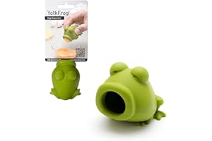 Peleg Design Séparateur de Jaune d'Oeuf en Silicone - Accessoire de Cuisine Pratique pour Séparer le Jaune du Blanc - Ustensile de Pâtisserie (YolkFrog)