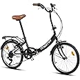 Moma Bikes Bicicletta Pieghevole First Class 20", Alluminio, SHIMANO 6v, Sella Comfort