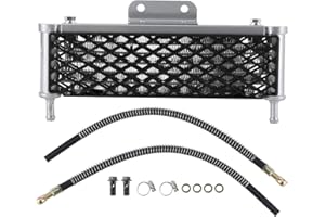 Ladieshow Autobike Oil Cooler Radiator Kit for YX 140cc 150cc 160cc PIT PRO Trail Quad Dirt Bike ATV Off‑Road Motorcycle