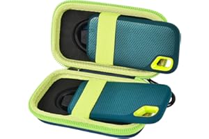 Boobowl Funda para 2 discos duros SSD SanDisk Extreme Portable SSD 1TB/2TB/250GB/500GB, funda también para USB 3.2 Gen 2 – SDSSDE61/SDSSDE60-G25 – (no apto para Sandisk Extreme Pro), color azul