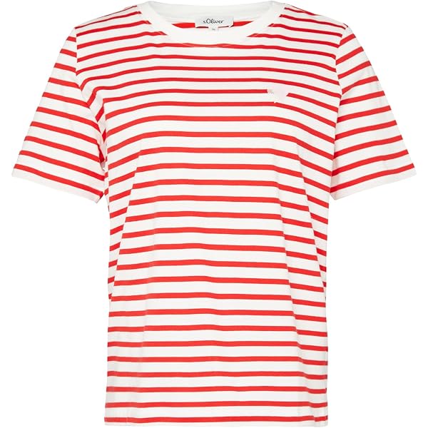S.Oliver Damen T-Shirt Gestreift – Klassisches Basic Mit Streifen-Design