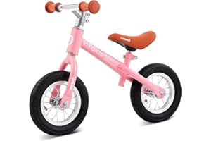 VITONIS Laufrad ab 1.5-4 Jahre bis zu 35 kg, Lenkrad und Sattel höhenverstellbar, Sicheres und Ultraleichtes Lauflernrad für Jungen und Mädchen