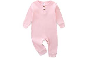 KIDDLETOWN Baby Schlafanzug, Baby Schlafstrampler, Baby Pyjam, Strampler Neugeborene, Babyschlafanzug Baumwolle, Schlafanzug, Pyjamas Langarm Strampler Schlafoverall für Mädchen und Jungen