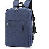 Yizunnu - Zaino da viaggio per computer portatile, sottile, resistente e antifurto, con porta di ricarica USB, resistente all