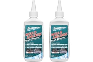 Sugemur Mould Remover, Household Mould Remover Gel, Large Capacity Mildew Removal, Mould and Mildew Cleaner for Bathroom Toilet Washing Machine Seal Kitchen Sink Grout Tile Stains 10fl oz