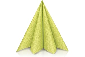 Grubly Premium Napkins Airlaid Ornament | Fabric-Like | Pack of 50 | 40x40 cm