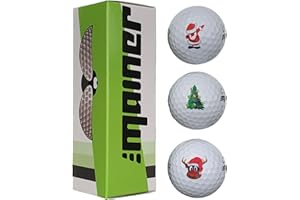 ‎EMAINER Emainer Golfball, Geburtstag, Weihnachten, Golf Geschenk, 3er-Pack, Golfbälle mit maximaler Reichweite, die auch Dein Handicap kennen