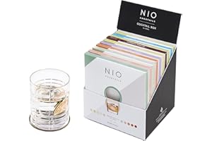 NIO Cocktails - Aperitif at Home Cocktail Box, 10 Drinks (Negroni, Cosmopolitan, Daiquiri, Espresso Martini, Tommy's Margarita, Vodka Sour, Gin Sour, Gin Proved, Garden of Russia, Margarita), 100 cl