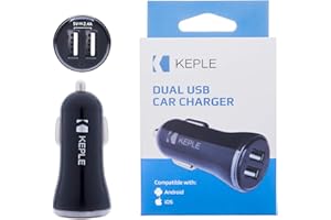 KEPLE In Car Technology Charger Adapter for TomTom Dual USB Port Vehicle Travel Cigarette Lighter Charge Adapter for Tom Tom Navigation Sat Nav UK TomTom START 20/25 / 40/42 / 50/52 Europe / 60/62