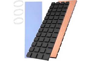 Hodyludy M.2 Kühlkörper, 70 x 20 x 2 mm, reinem Kupfer mit Graphen - Beschichtung, PS5 2280 SSD, M2 Kühlkörper, Kühlkörper mit Wärmeleitpad auf Silikonbasis zur Kühlung von M.2 SSD NVME Laptops