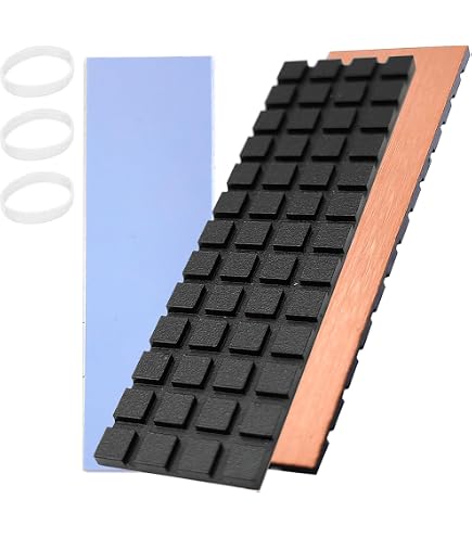 AABCOOLING Thermopad 120x20x3 Mm – Pad Thermique 3 Mm 2.4 W/mK – Sans Colle, Idéal GPU, CPU, VRAM Et Plus !