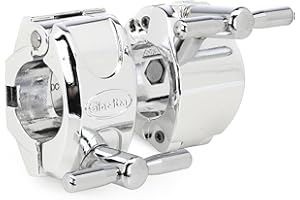 Gibraltar Accesorios de rack abrazadera chrome series, conecta dos barras de rack SC-GCARA