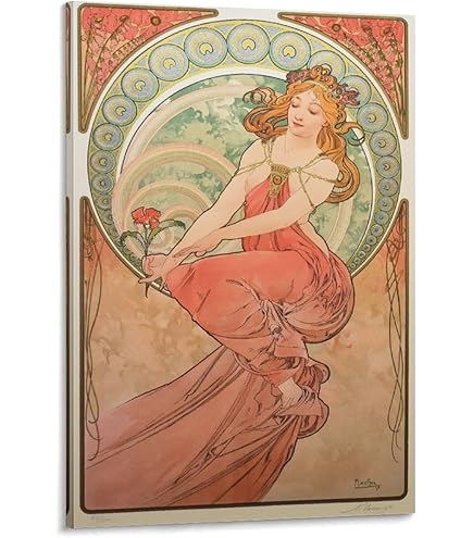 Alphonse Mucha JOB シルクスクリーン版画 The Museum Outlet - Alphonse Mucha Job Cigarettes 1 - A3 Poster