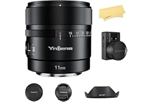 EACHSHOT Yn11Mm F1.8S Lens W/Remote Controller For Sony 11Mm F1.8 Large Aperture Fixed Prime Lens Auto Focus Aps-C Frame Ultra Wide Angle Lens For Sony E Mount Mirrorless Cameras
