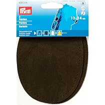 Renforts Imitation Daim Thermocollants Prym - 10x14 Cm Bleu Marine - Pour Coudes Et Genoux