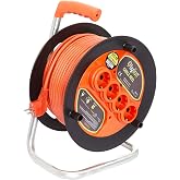 Makaralı Uzatma Kablosu 3 * 1.5mm&sup2; 35 mt. TURUNCU KABLO
