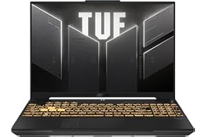 ASUS TUF Gaming FX607JV-N3149 - Ordenador Portátil Gaming de 16" WUXGA 165Hz (Intel Core i7-13650HX, 32GB RAM, 1TB SSD, NVIDIA RTX 4060 8GB, Sin Sistema Operativo) Color Gris- Teclado QWERTY español