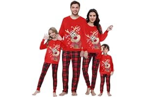 Neufigr Familie Weihnachtspullover Set,Damen Herren Weihnachtspulli,Lustig Kinder Weihnachten Pullover,Christmas Sweatshirt
