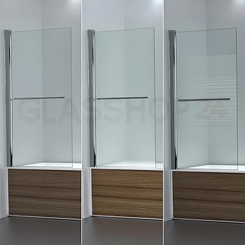 150 x 100 cm Badewannen Faltwand Duschwand Glaswand ...