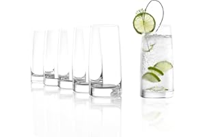 Stölzle Lausitz Verres Highball Experience Lot de 6 480ml – Verres Élégants pour Eau Cocktails & Jus – Verres à Cocktail en Cristal Résistants & Lave-vaisselle Fabriqués en Allemagne