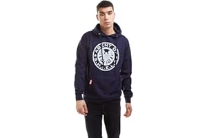 Marvel Męska bluza z kapturem Retro Shield Logo, granatowy, S