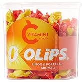 Olips Limon&amp;Portakal C Vitaminli Bayram Şekeri, 6x462gr