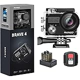 AKASO Brave 4 4K30fps 20MP Action CamFotocamera Subacquea 20MP WIFI Telecomando Ultra HD con Action Cam Stabilizzata EIS 30M 