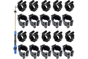 HNJKJEU Clip pour Canne de Billard 30 Pièces Porte Queue de Billard Clips de Stockage de Canne à pêche Clip de Positionnement pour Tige de Billard pour Accueil écoles Maisons et Clubs