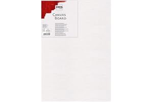 KREUL 604050 - Canvas Board, ca. 40 x 50 cm groß, Malkarton für Acryl- und Gouachefarben, mit Leinwand kaschiert, ideal für Einsteiger