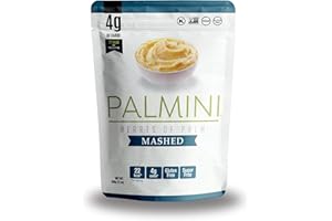 PALMINI Purée - Cœurs de palmier – Vegan | Sans OGM – Faible en calories – Faible en glucides – Keto – Sans Sucre – Casher – 338g | (Pack de 1)