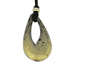 Glass Of Venice Collar Gemma Murano - Negro