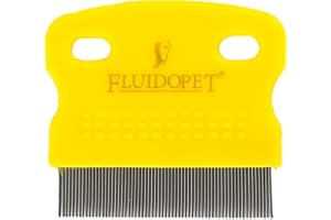 FLUIDOPET NATURAL COSMETIC FORMULA Pettinino a denti stretti Fluidopet ideale per le zone delicate
