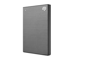 Seagate One Touch 1TB External HDD with Password Protection, USB, Space Gray, for Windows and Mac, with 3 yr Data Recovery Se