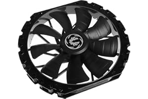 BITFENIX Spectre Pro All Black 230mm, Ventilatore, Computer case, 20 cm, Nero, 0,38A, 12V