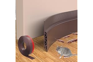 CUYSFEAD Draft Excluder for Doors,Self Adhesive Draught Excluder for Bottom of Door,Under Front Door Draft Excluder Sealing Strip,Door Draft Seal Stopper,Door Gap Draft Blocker (39 inch,Brown)