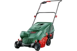 Bosch Electric Lawn Raker UniversalRake 900 (900 W, operating width: 32 cm, capacity of collection box: 50 l, in carton packaging)