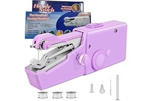 DARMAI Hand Sewing Machines, Hand Held Sewing Machine UK, Mini Hand Electric Sewing Machine Cordless Portable for Beginners, Sewing Accessories, Suitable for Clothing, Curtains, Home Travel Use