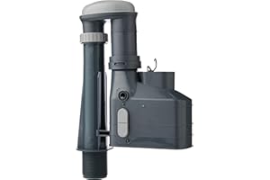 Wirquin Metro Rapid 3 Part Oblong Lever Flush Syphon 9 inch DSY8925, Grey, 9/2.25-Inch