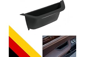 POETRYXIAO Caja de almacenamiento para manija de puerta interior izquierda compatible con BMW x3 F25 2010-2016, X4 F26 2014-2017, para manija de puerta delantera izquierda F25 F26 (negro)